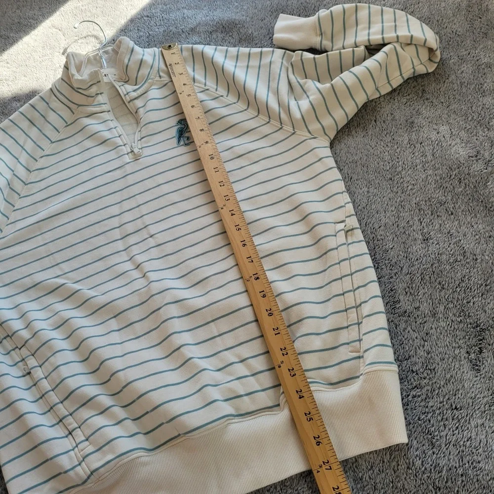 Fabletics x Malbon Quarter Zip Pullover Medium The Year Round Terry Golf 21621